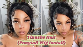 Tinashe Hair | Putting My Wig In A High Ponytail!