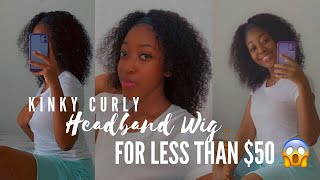 Affordable Headband Wig For Less Than $50// Ft. Yarra Hair Aliexpress