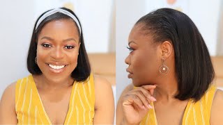 How To: Hide The Headband On The Headband Wig... Quick, Easy And Simple Ft Rpgshow Lifestyle