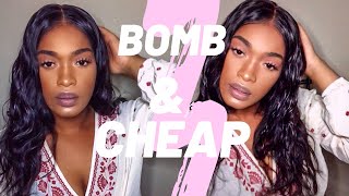 Bomb! Cheap Natural Realistic Pre-Plucked Fake Scalp Wig | Install & Review