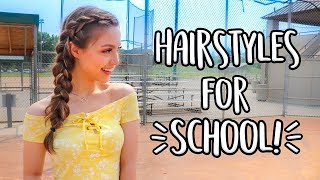 Easy Heatless Hairstyles For Back To School!!