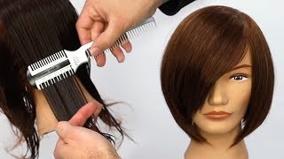 The Easiest Bob Haircut Ever With A Razor