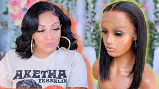 How I Style This Blunt Bob Wig | Pre-Plucking +Review | Ft Chinalacewig | Muffinismylovers