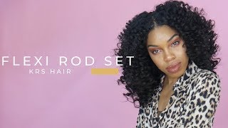 How To Flexi Rod Set | Kinky Course U-Part Wig