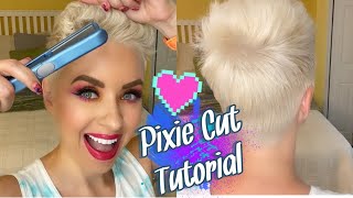 How I Style My Platinum Blonde Pixie Cut