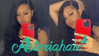 How To Get A Flawless Side Part With A 5X5 Closure Wig!Step By Step Hd Lace Wig Install|Asteria Hair