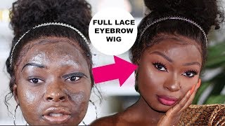 This Is A Full Lace Eyebrow Wig  | Shalom Blac