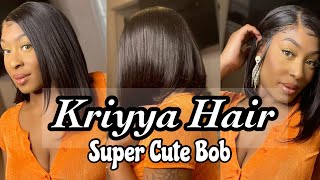 Watch Me Install This Cute Bob Wig | Ft. Kriyya Hair