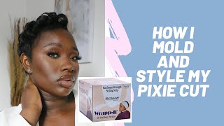 How I Mold And Style Pixie Cut At Home | 2021