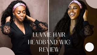 Luvmehair Deep Wave Headband Wig Review - Easiest Hair Installation!!