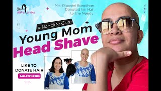Young Mom Headshave • Women Liberation • Hair Donation • Long Hair Shave • Styles N Smiles •