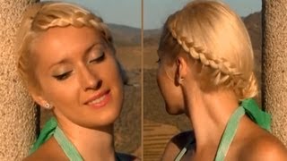 Braided Updo For Short And Medium Long Hair Hairstyle Tutorial For Everyday Or Special Events