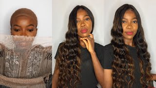 How To: Easy Highlight T-Part Wig Install Ft Nadula Hair