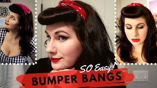 Bumper Bangs Tutorial:  Easiest Diy Hair Rat