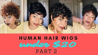 Budget-Friendly Short Human Hair Wigs |Janet Collection Lavish 100% Virgin Human Hair Wig Review