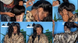 How To Melt The Lace In The Front & Back 360 Lace Wig Install  Dola Hair | Lonnie .B