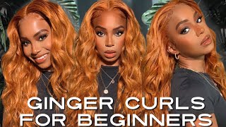 Effortless Super Easy Ginger Waves! Wig Install For Beginners!| Nadula Hair | Alwaysameera