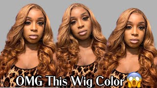 This  Ginger Wig Is Giving Me Life! Beginner Friendly Loose Wave Lace Front Wig Install  | Nadula