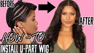 Wow This Looks Like A Sew In! 5 Minute U-Part Wig Install | Go Sleek The Hair Co. Review