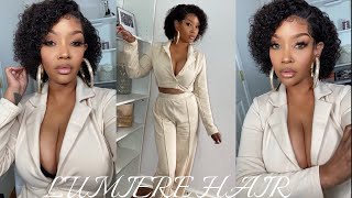 Watch Me Install This Affordable Gorgeous Curly Bob Wig| Ft. Lumiere Hair