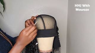 Jinsi Ya Kutengeneza Headband Wig||| How To Make A Headband Wig (Swahili Version)