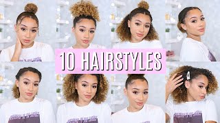 10 *Easy* Hairstyles For Curly Hair