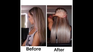 How To Apply Tape In Hair Extensions And Zala Hair Review