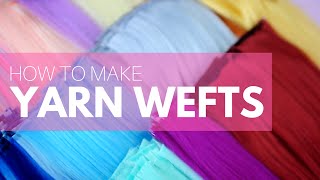 How To Make A Doll Wig | Making Yarn Wefts | Mozekyto