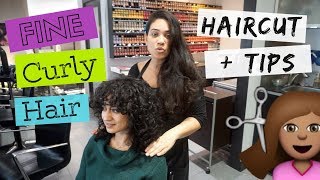 Thin + Fine Curly Haircut And Tips From My Hairstylist | All Things Ada