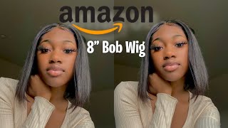 Amazon 8” Lace Closure Bob Wig