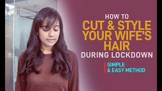 Simple And Easy Side Swept Bangs | Hair Trim | Women Haircut | Nyny Unisex Salon