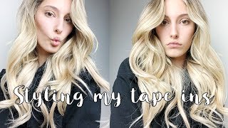 How To Style Tape-In Extensions