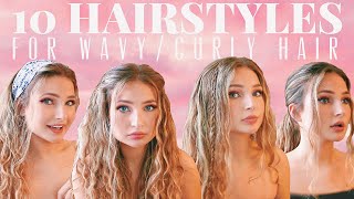 Cute & Easy Hairstyles For Wavy/Curly Hair