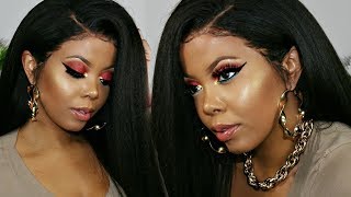 Natural Everyday Kinky Straight 360 Lace Wig | Affordable Wigs For Naturals | Rpghair | Tastepink