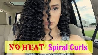 Heatless Spiral Curls + Tips On Heatless Hairstyles!