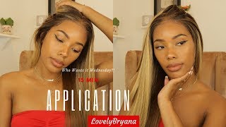 In A Rush?! | How I Apply My Full Lace Wig In 15Mins Ft. Wowafrican | Lovelybryana