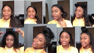 Multiple Different Styles With My 360 Lace Frontal Wig |Lavyhair