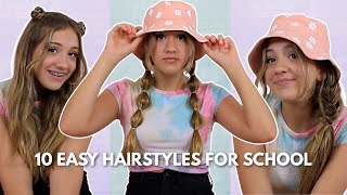 10 Easy Heatless Back To School Hairstyles