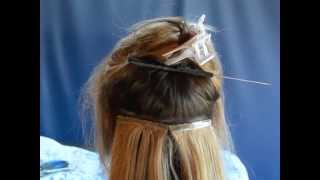 How To Install Tape-In Hair Extensions Using Liquid Gold Bond A Weave!