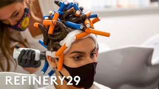 I Got A Wavy Perm For The First Time | Hair Me Out | Refinery29