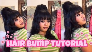 Iconic Hair Bump Tutorial (T-Part Wig)