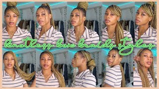 Knotless Box Braids Hairstyles (Shaved Sides Friendly)