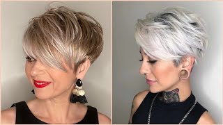 Have A Pixie Cut With Bangs 25 For Old Women 50-60-70-80