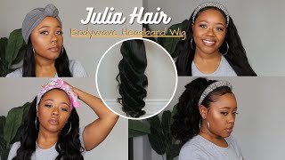 Bodywave Headband Wig!!! | No Work Needed Glueless Install Ft. Julia Hair