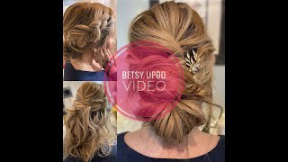 Hair Topper Updo * Messy Braided Bun * Beautiful Betsy