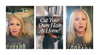 How To Cut Your Own Hair At Home | Medium/Long Length Hair