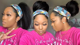 All Me! No Lace Front Wig | Headband Wig | No Work Needed | Natural Beginner Friendly Wig