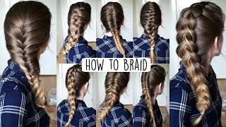 How To Braid Your Own Hair For Beginners | How To Braid | Braidsandstyles12