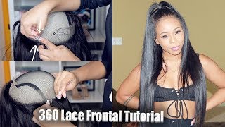 Part 1: How To Make A 360 Lace Frontal Wig Ft Yolissa Hair