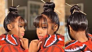 Frontal 360 Wig Ponytail W/ The Bayang‼️ Ft. Superbwigs